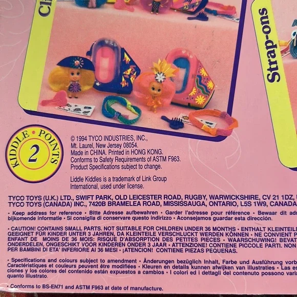 Vintage HTF Liddle Kiddles Tracy Tea Party 2” Doll New Lovely Locket Collection - Picture 4 of 7